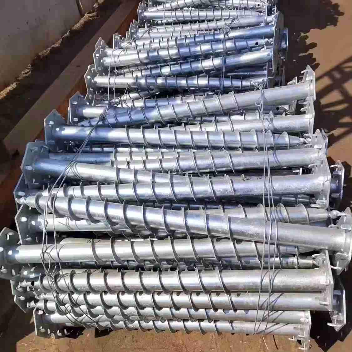 Supply Spiral Galvanized Steel Ground Pile Earth Ground Screw For Solar ...