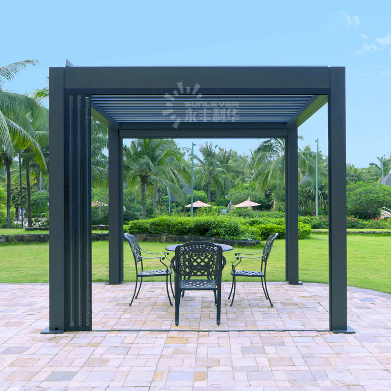 Freestanding Automatic Pergola Outdoor Louvre Roof