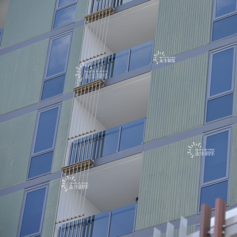 Balcony Aluminium Sun Adjustable Louvers Vertical