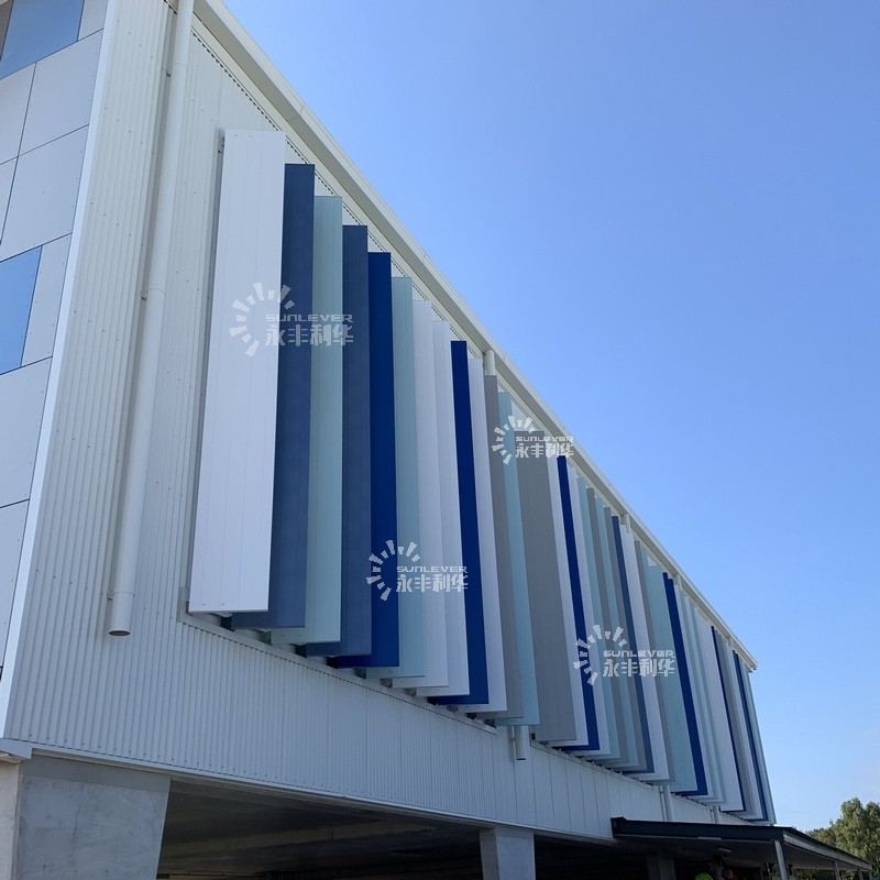 Architectural Weather Louver Sun Shade System Solutions