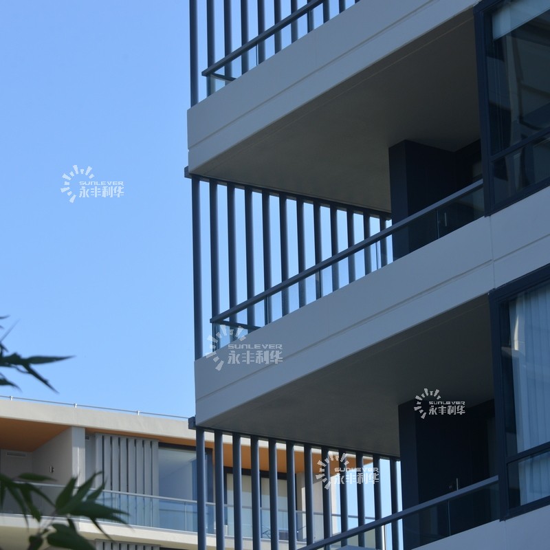 Modern Aluminium Sunshade Louvers Vertical For Balcony