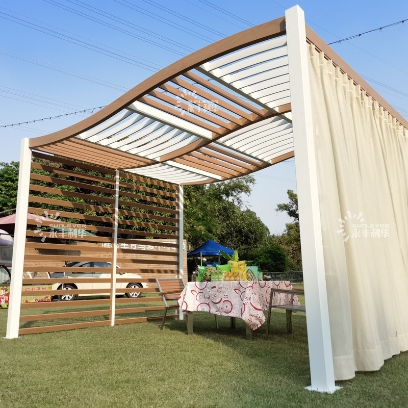 Custom Front Yard Outdoor And Living Spaces Pergola