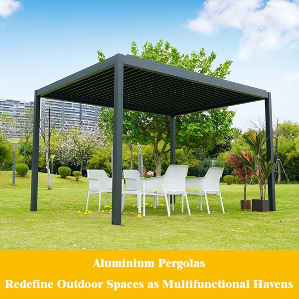 Aluminium Pergolas Redefine Outdoor Spaces as Multifunctional Havens