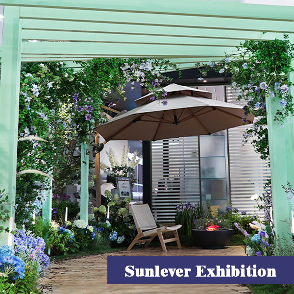 Sunlever Outdoor Shading Products-tentoonstelling