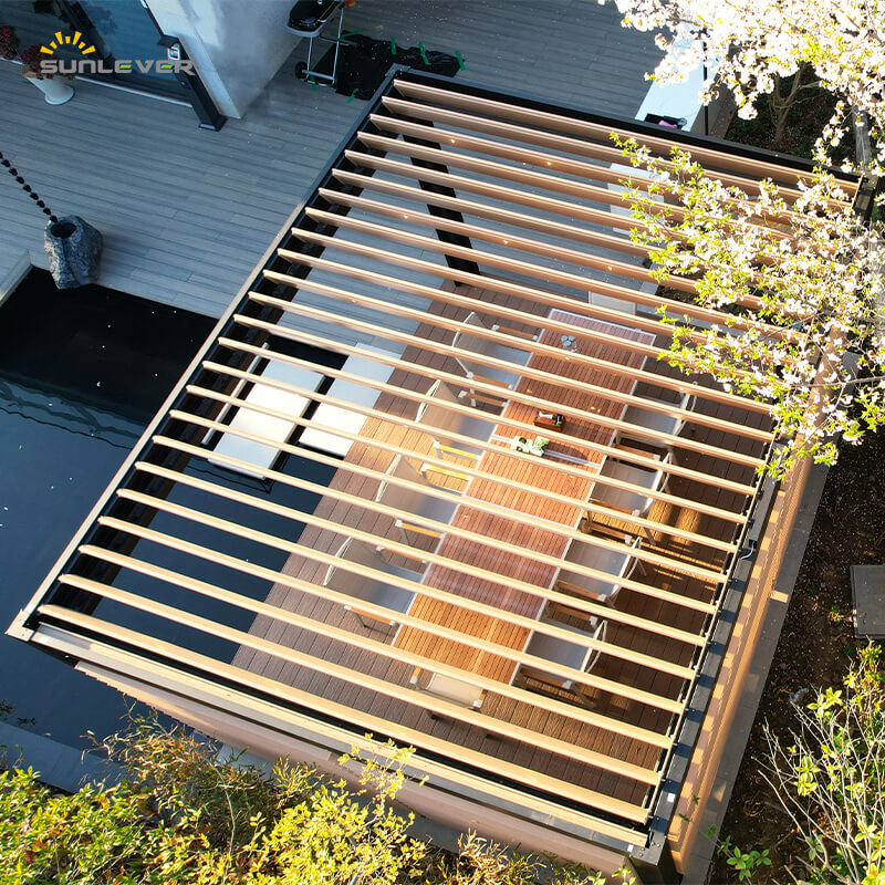 backyard outdoor living pergola