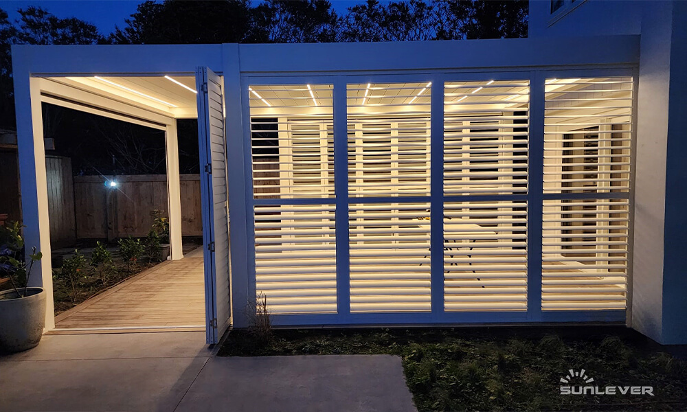 aluminum pergola