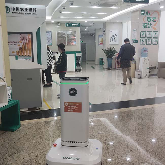 Air disinfection robots