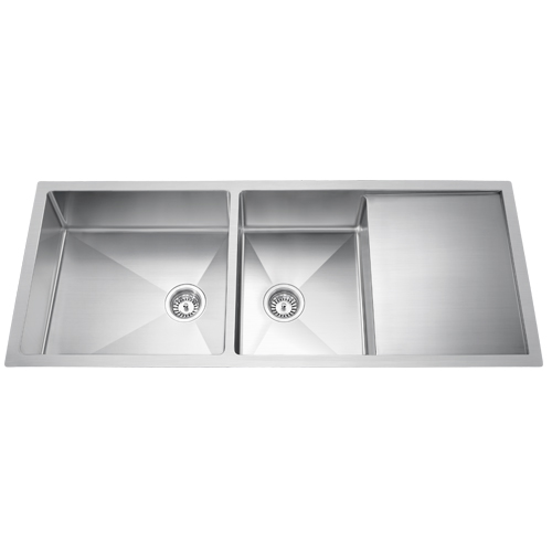 Drop in Double Bowl Top Mount Handmade Stainless Steel Kitchen Sink