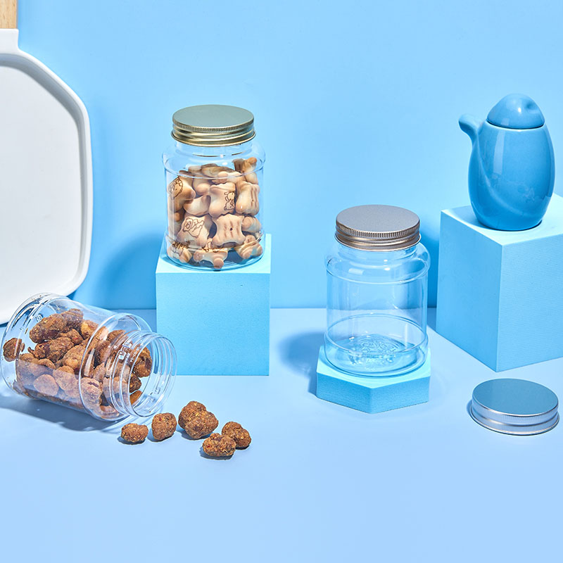 plastic jars with screw lids