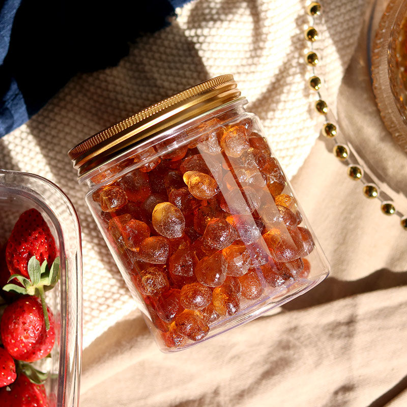 Clear Christmas Tree Cookie And Coffee Storage Jar