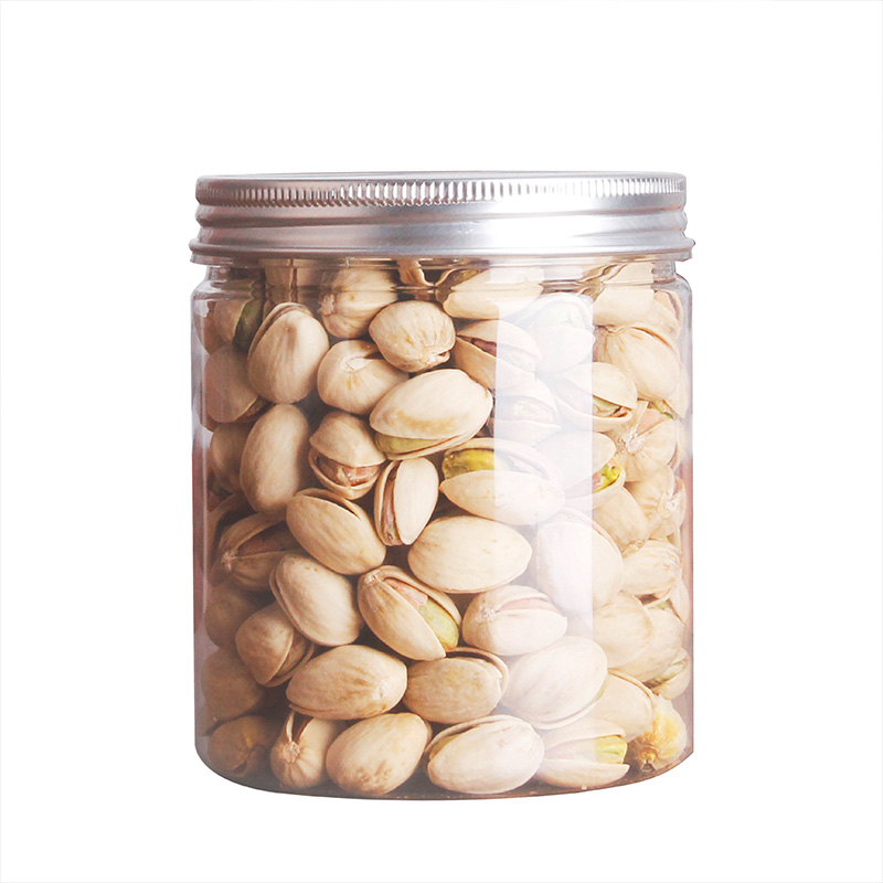 transparent nuts jars