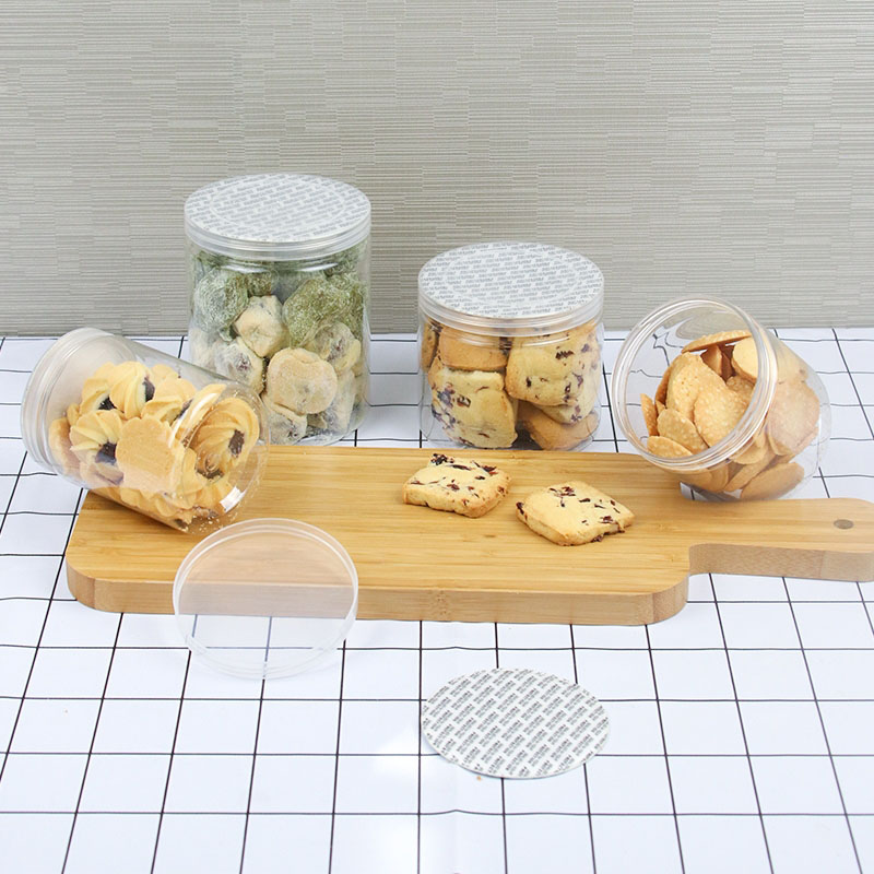 Airtight Plastic Food Grade Cookie Containers