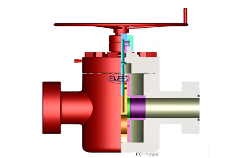Válvula de boca de pozo de alta presión - Válvula de compuerta de losa API 6A