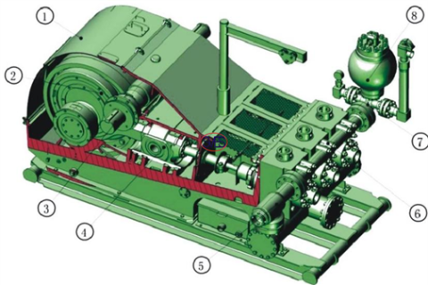 Repuestos de bomba de lodo Vista despiezada-1