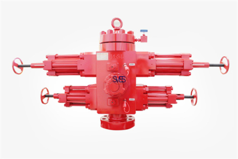 SVES Oilfield Supply Co., Ltd suministró un dispositivo de prevención de explosiones y una caja de prevención de explosiones de cuatro arietes de 15000 psi