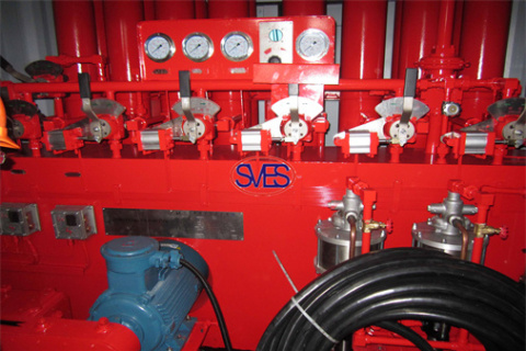 SVES CONTROL SYSTEMS FOR SURFACE-MOUNTED BOP STACK delivered to oversea client