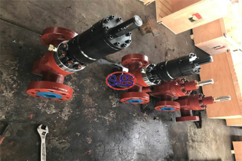 Válvula de compuerta hidráulica SVES entregada a un cliente de ultramar