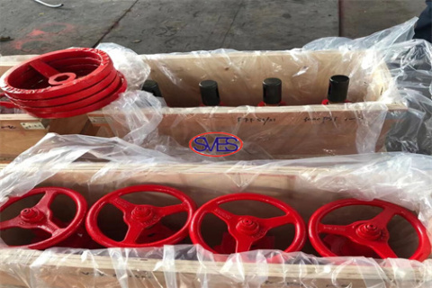 Válvula de estrangulamiento SVES entregada a un cliente de ultramar