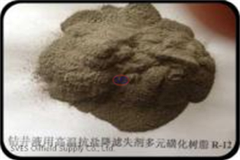 High temperature salt and filtrate reducing agent is used for drilling fluidR-12（Sulfonated material）