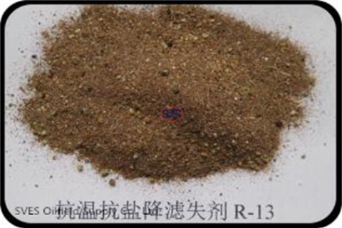 Drilling fluid with temperature resisting salt resisting fluid loss agent R-13（Sulfonated material）