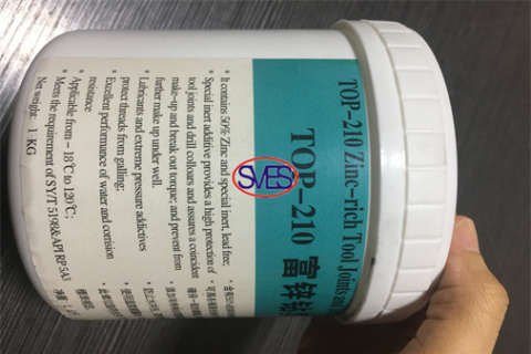 SVES Zinc-rich tool joints and drill collars compound delivered to oversea client