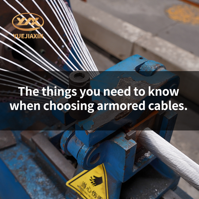 The things you need to know when choosing armored cables.