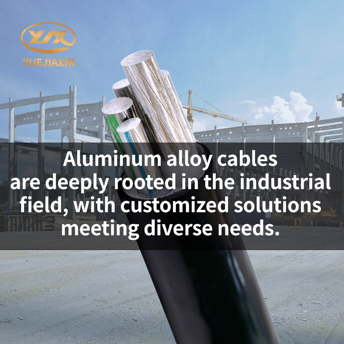 Aluminum alloy cables are deeply rooted in the industrial field, with customized solutions meeting diverse needs.