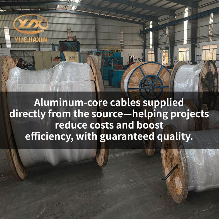 Aluminum-core cables supplied directly from the source—helping projects reduce costs and boost efficiency, with guaranteed quality.