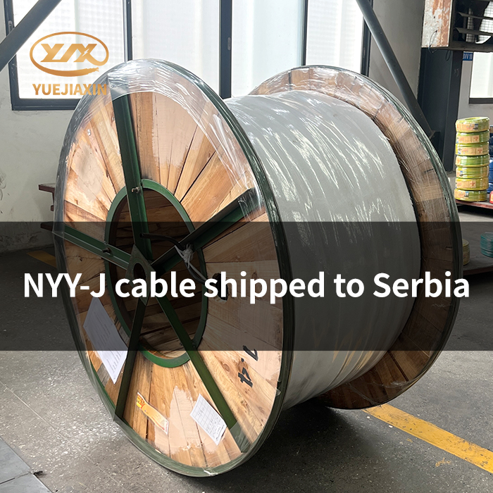 NYY-J cable shipped to Serbia