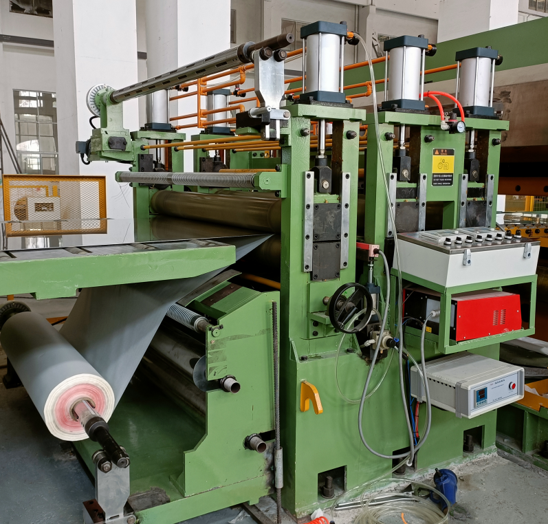 High Accuracy Rotary Shear Line With Slitter