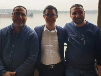 with Dubai client