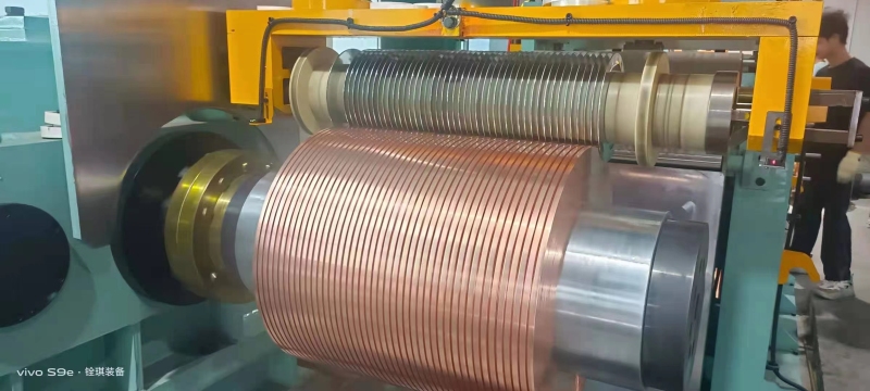 precision copper coil slitting line