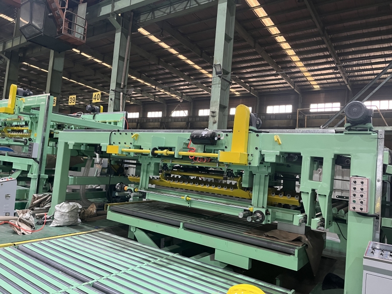 steel coil pendulum fly shear line