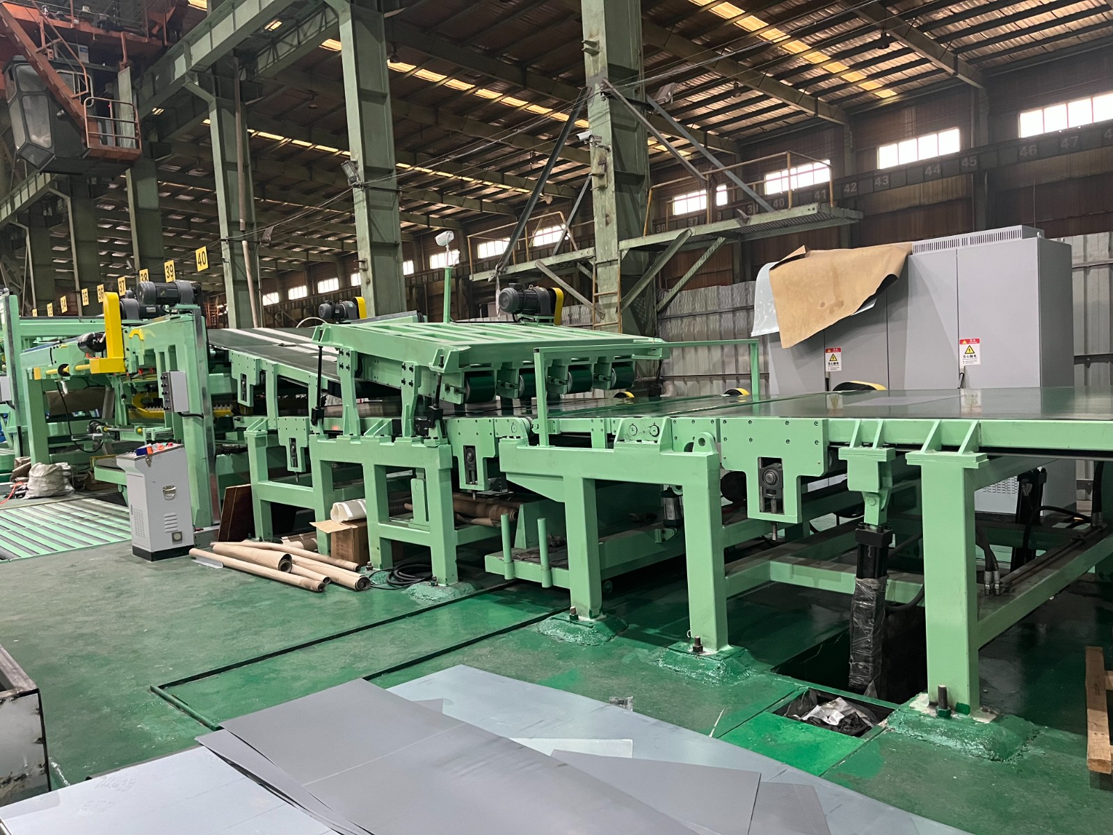 pendulum shear cut to length line