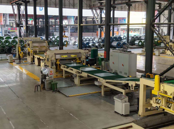 double rotary shear Cut to length line