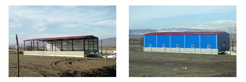 prefabricated steel warehouse building