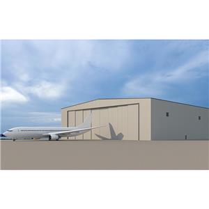 Steel Frame Structure Airplane Hangar