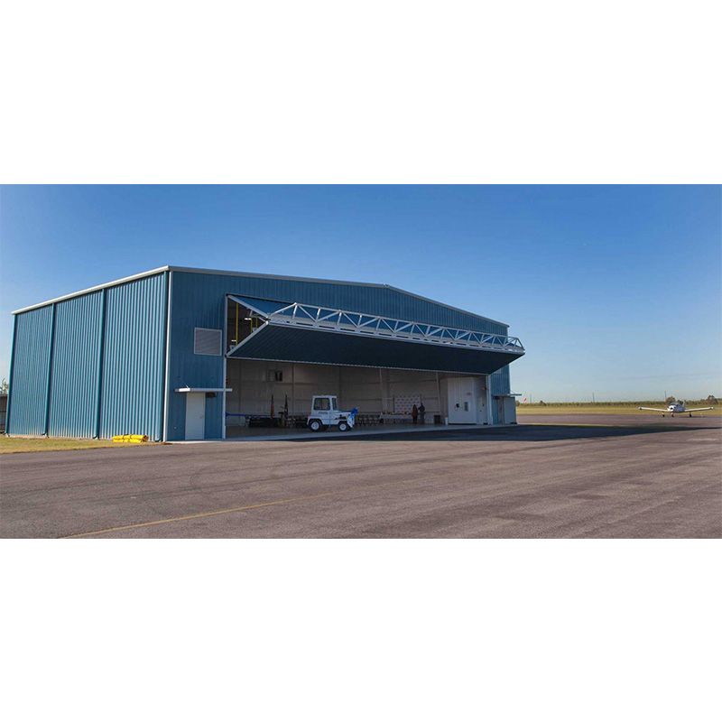 steel structure prefabricated aircraft hangars Port Aviation Airline Hangar