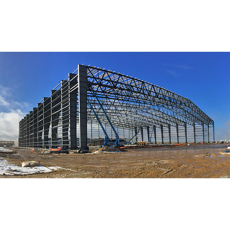 Metal Beams Frame Shed For warehouse hangar Building