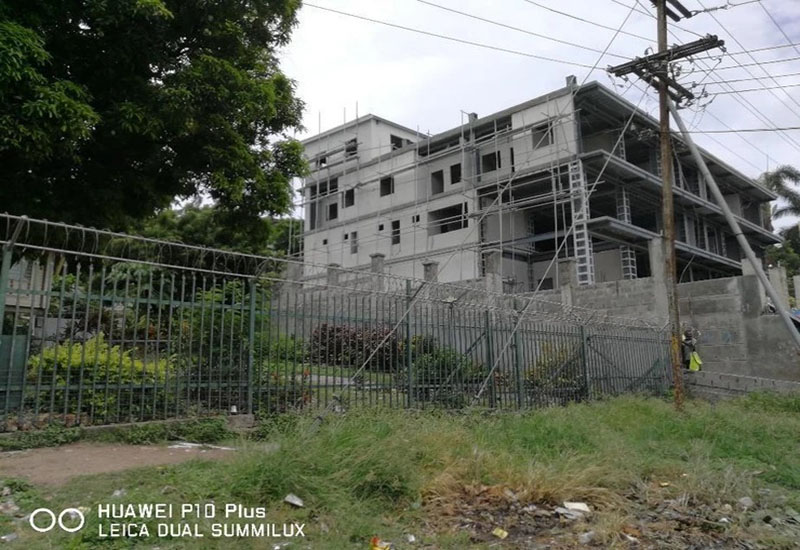 Construction is under way on a project in Papua New Guinea