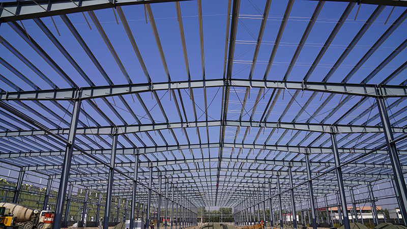 steel warehouse frame