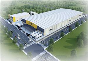 Steel Structure Manufacturing workshop in Dominican Republic Area: 12,800 sqm