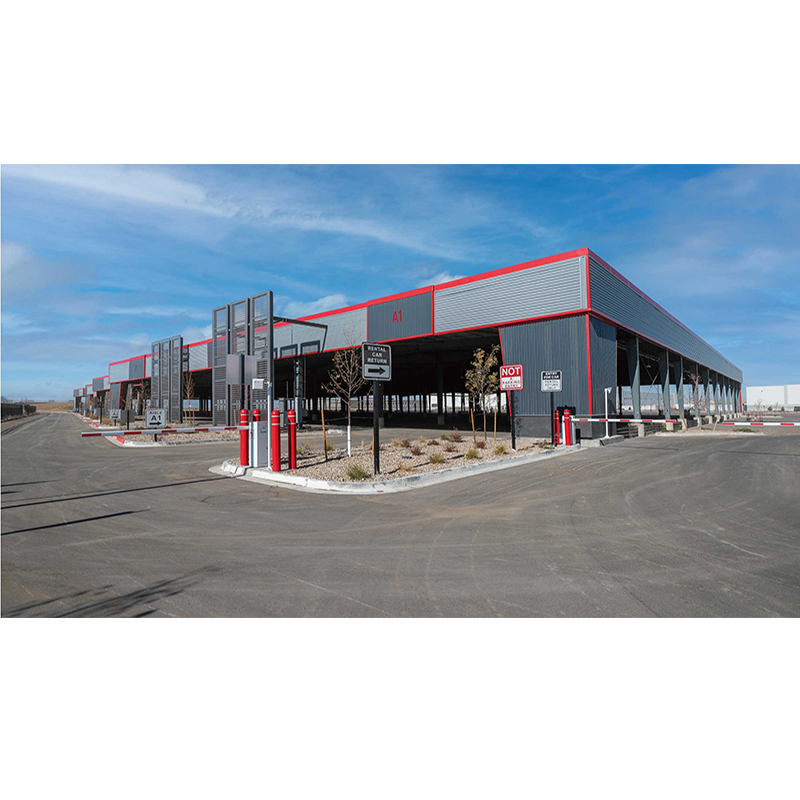 A large project: 40,000 sqm Steel Parking lot structure in USA
