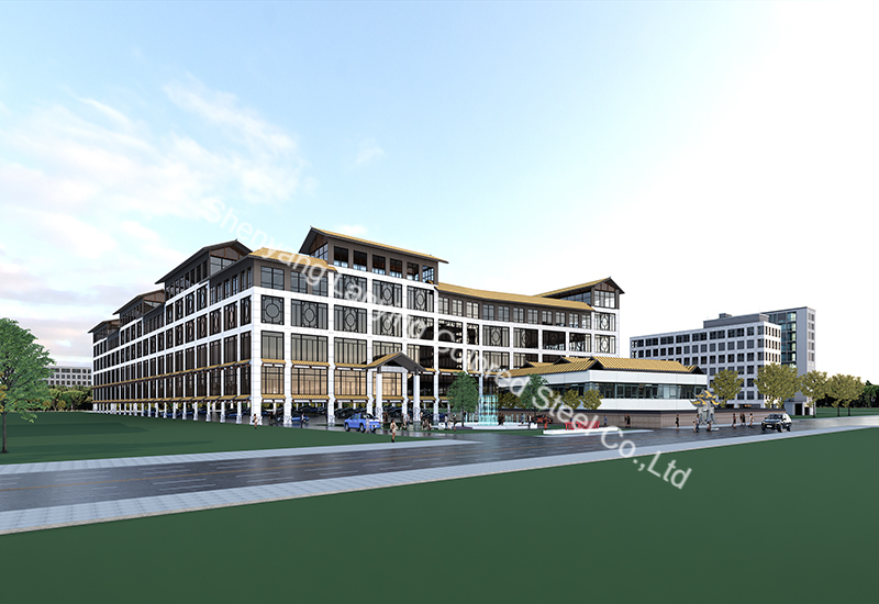 Steel Structure Commercial Building in Indonesia