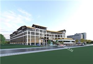 Steel Structure Commercial Building in Indonesia