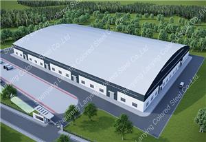 Large-span steel structure warehouse