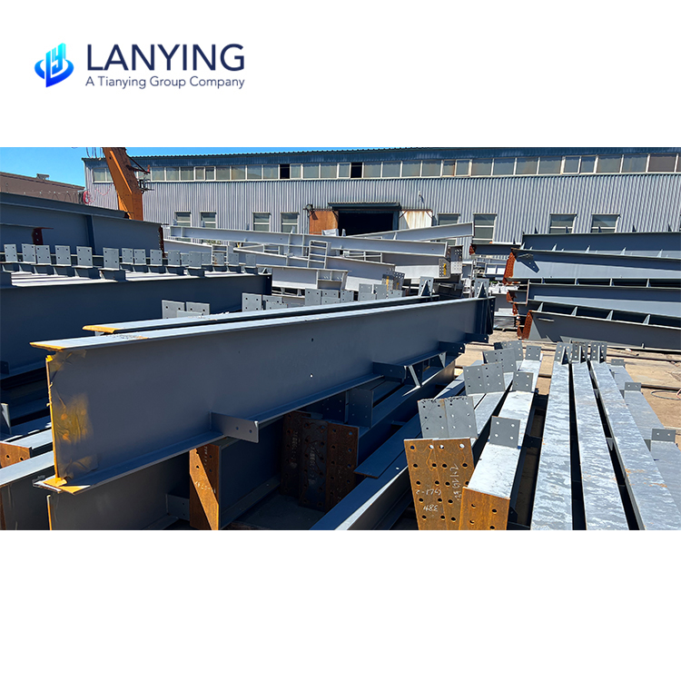 Steel structure building rust removal and coating works