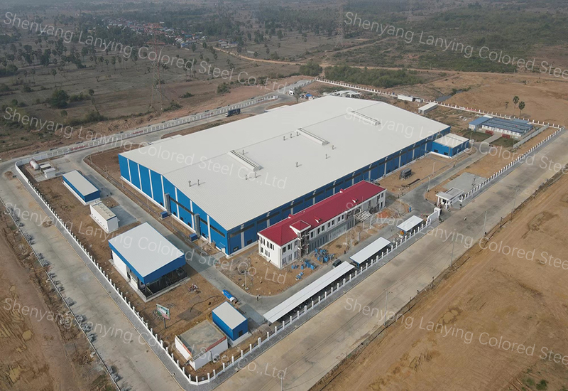 Large-scale steel structure factory project in Russia