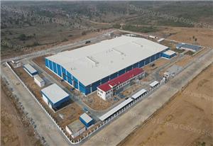 Large-scale steel structure factory project in Russia
