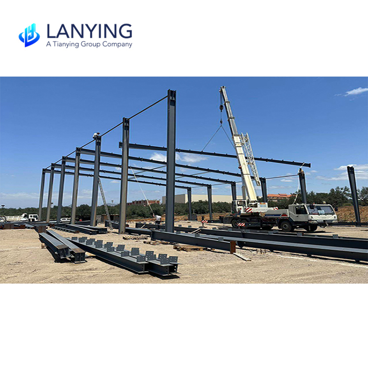 Steel struture project in Algeria is under construction